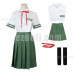 Anime Suzume No Tojimari Iwado Suzume School Uniforms Skirt Cosplay Costume 新海诚铃芽户缔cos 岩户铃芽cosplay学院短袖衬衫